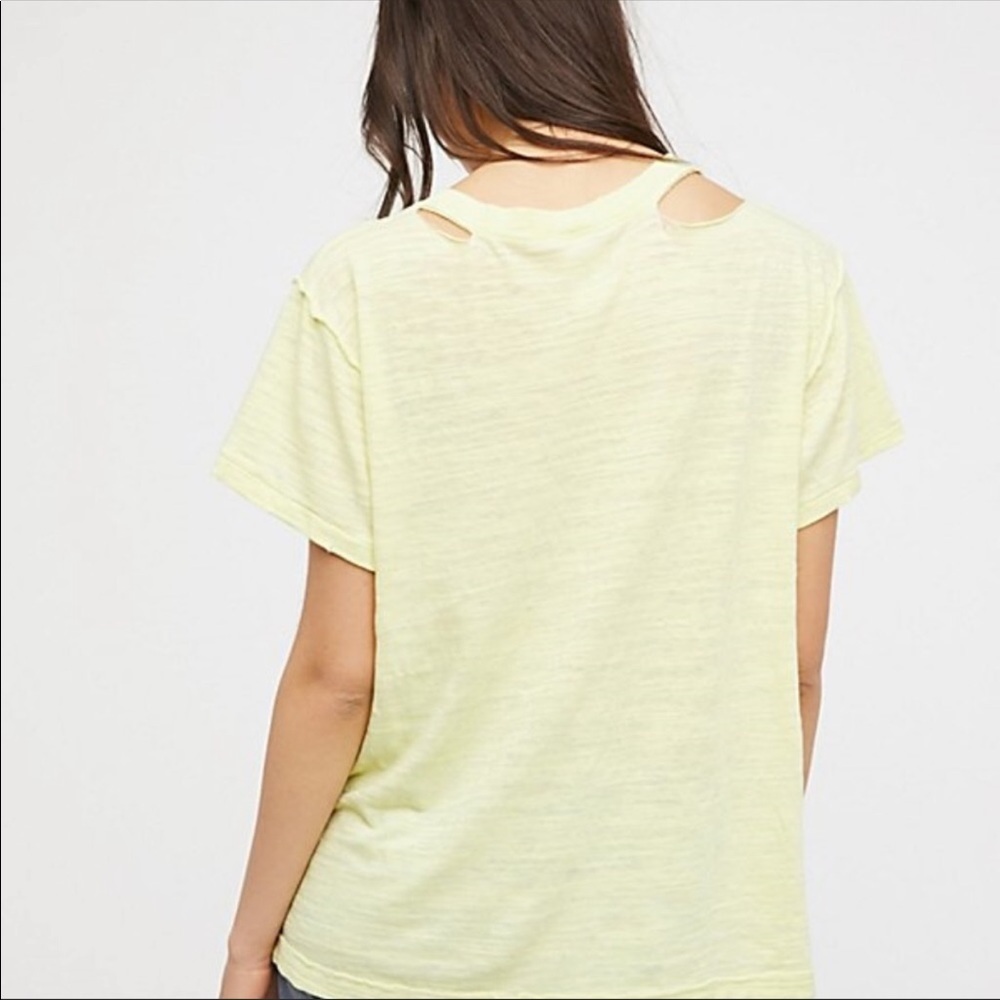 Free People: We The Free Surfs Up Tee - Citrus - Picture 5 of 6